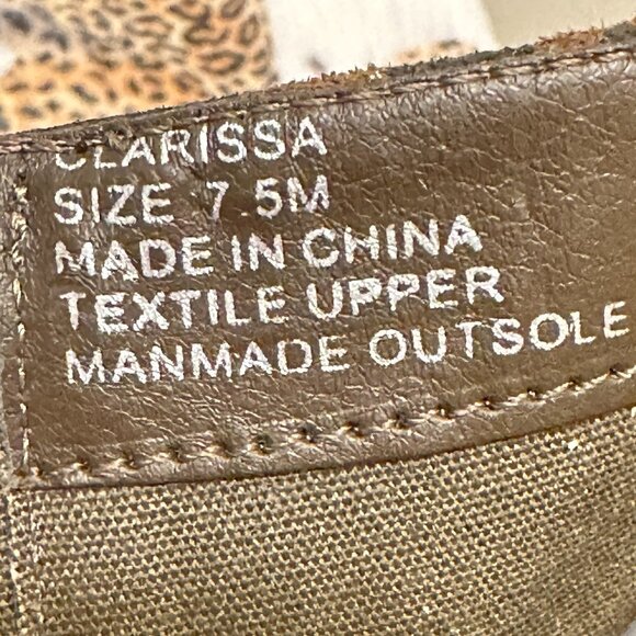 Coconuts By Matisse Clarissa Ankle Boots Size 7.5 Pointy Toe Faux Leopard Print - Picture 13 of 15